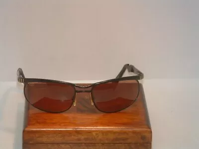 Pre-Owned Men’s Black Serengeti Magellan 6419 Tinted Sunglasses • $69.99