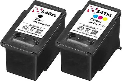 Remanufactured Canon PG-540XL CL-541XL Ink Cartridges - For Canon Pixma MG3600 • £29.95