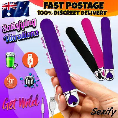 $24.95 • Buy Bullet Vibrator Rechargeable USB Wand G Spot Dildo Clit Stimulator Egg Sex Toy