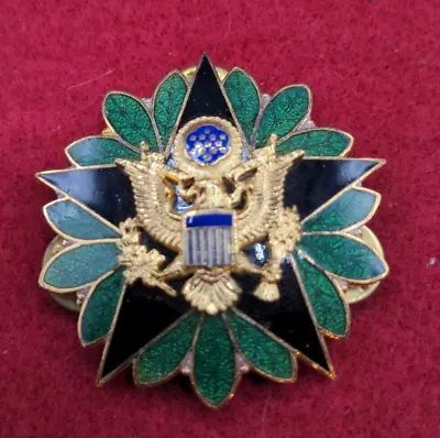 Post Vietnam US Army General Staff Badge Full-size Marked G22. • $19.99