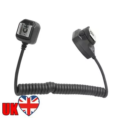 Off-Camera Flash Sync Extension Cord 1.2m Camera Extension Cable For Canon 580EX • £16.07