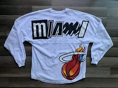 Miami Heat Spirit Jersey Sz Small White Court Culture EUC  • $23