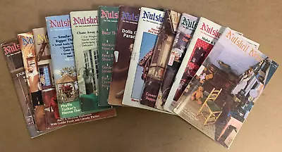 Nutshell News Magazine -  For The Complete Miniatures Hobbyist  - 12 Issues 1986 • $18.70