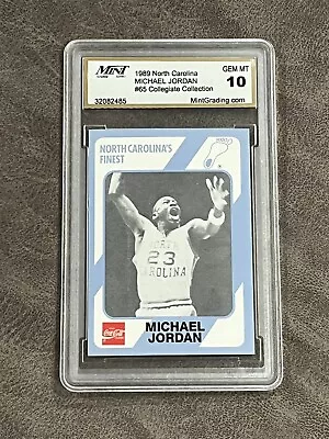 1989 North Carolina Michael Jordan #65 MGS 10 GEM MT!!! HOF GOAT UNC Tar Heels • $8.50