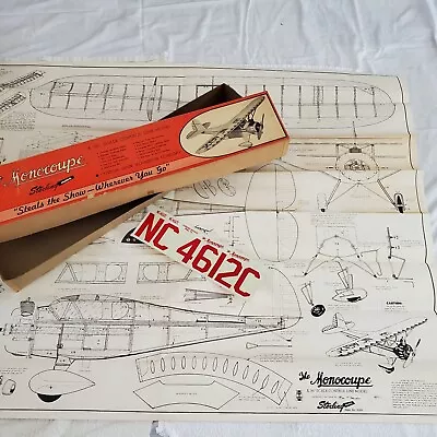 BOX Sterling Models Monocoupe 36  Kit C-1 (Box Prints Decal ONLY) Vintage  • $17.95