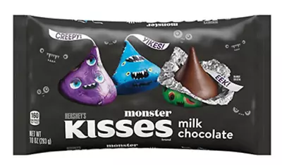 HERSHEY'S KISSES Monster Foil Milk Chocolate 10 Oz Bag • $4.99