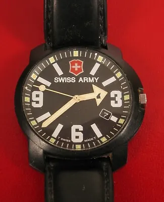 Vintage Swiss Army Military Diver Dial Watch Quartz !! • $75