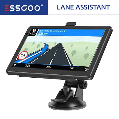 7inch Truck Sat NAV HGV LGV Lorry GPS Navigation 8GB UK & Europe Lifetime Maps • £47.99