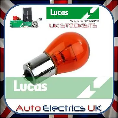 Lucas LLB343 12V 21W Amber Stop Side Flasher Single Exterior Car Bulb 343 • £94.99