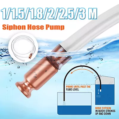 1pcs Siphon Hose Pump Self Priming Jiggler Shaker Transfer Fuel Water Oil Gas US • $9.99