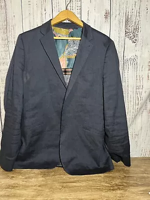 Ted Baker London Men's Size 4 Blue  Sport Blazer Jacket • $29.95