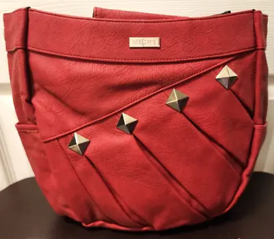 EUC - MICHE - Demi Bag Shell -  Jessenia  - Burnt Red Faux Leather - Retired • $12.95