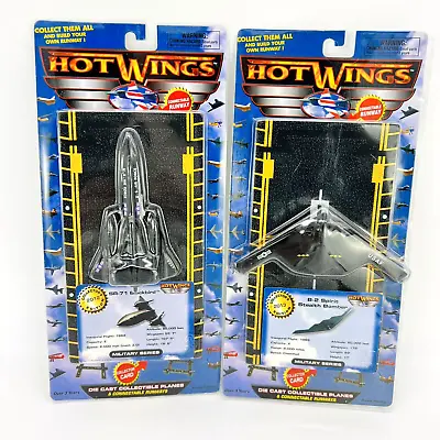 HotWings B-2 Spirit Stealth Bomber & SR-71 Blackbird Military Series Model Toys • $19.99