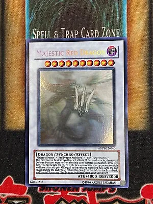 Yugioh Majestic Red Dragon ABPF-EN040 Ghost Rare MP • $51.99