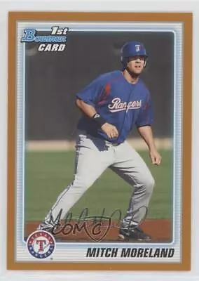 2010 Bowman Prospects Orange /250 Mitch Moreland #BP37 Rookie RC • $3.65