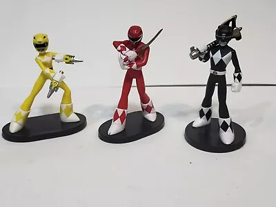 Lot Power Rangers Hero World Series 3 Funko Vinyl Figures Black Yellow Red • $6