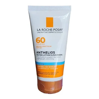 LA Roche POSAY Anthelios Water Lotion Sunscreen Cooling Broad Spectrum SPF 60 • $16