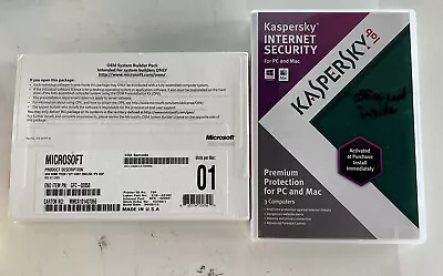 Microsoft Windows 7 Home Premium 64-Bit Software W/ Kaspersky • $29.99