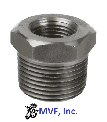 1-1/4  X 1/2  3M/6M Threaded (NPT) Hex Bushing A105 Forged Steel FS12070421 • $10.98