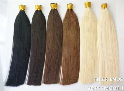 8A 16-24iNCH Pre-Bonded Keratin Stick I Tip 100% Remy Human Hair Extensions 1g  • $32.99