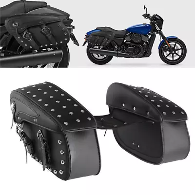 Black Saddle Bags Saddlebag Luggage Bag For Honda VTX1300C VTX1800C VTX 1800.. • $120.88