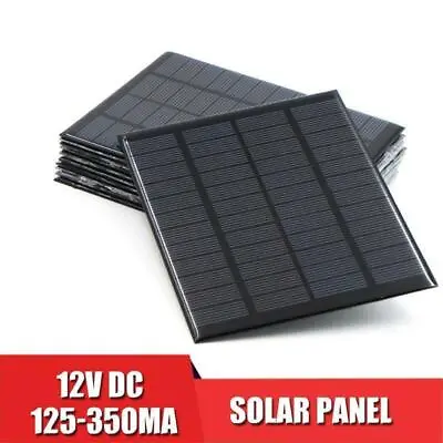 Solar Panel 12V DIY Battery Cell Phone Chargers 1.5W 1.8W 1.92W 2W 2.5W 3W 4.2W • $27.71