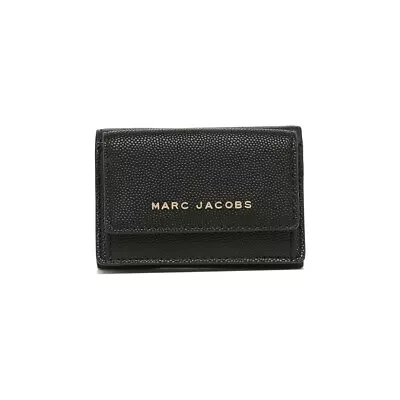 MARC JACOBS Daily Mini Trifold Wallet Black • $72