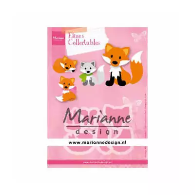 Marianne Design - Collectables Dies - ELINE'S CUTE FOX COL1474 - Craftie Cafe • $16.28