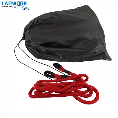 Red 7/8  X 21' Kinetic Energy Truck Tow Recovery Rope 21970 LBS Strap Snatch • $47.45