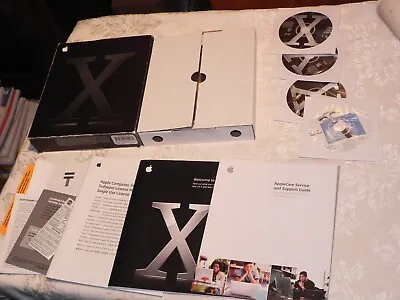 Apple | Mac OS X Panther 10.3 | 3 Install Disc Set | Mac OS X Xcode Tools Disc • $29.99