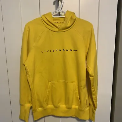 Mens Nike Livestrong Pullover Hoodie Sweater Size Large • $15