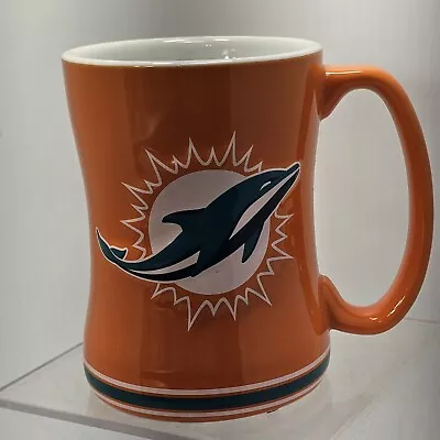 Miami Dolphins Coffee Cup Mug   Official NFL Licensed 4-5/8 T • $9.85