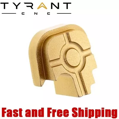 Tyrant CNC Aluminum Slide/Upper Cover Back Plate For S&W M&P Shield - Gold • $23.95