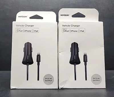 New Lot Of 2 Verizon Charger For Apple IPhone (VPC24LGHT-M) • $25