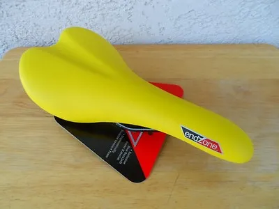 *NEW* (YELLOW) Velo EndZone Fixie Seat Road Bike Saddle Comfort • $19.49