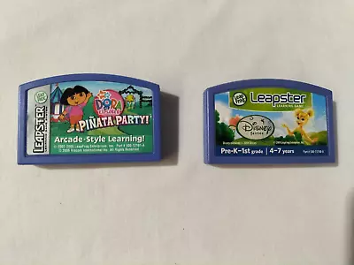 Leap Frog Leapster Games X 2 Fairies & Dora Leap Frog Leapster Games X 2 • $19.95