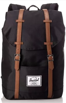 Herschel Retreat Backpack Black Classic 19.5L • $50