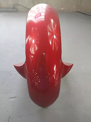 07-08 Yamaha Yzf R1 Front Wheel Fender Cover Fairing Red Oem Good #0232 Oem  • $60