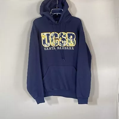 Vintage UC Santa Barbara Blue Hoodie Sweatshirt College Men’s Skze Large • $34.99