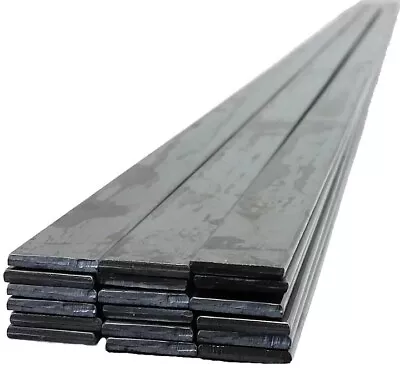 Bright Annealed Flat Metal Mild Steel Strip 1/2 W X 3/32  Thick X 36  L (50 Pcs) • $100