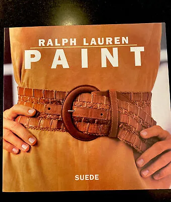 Ralph Lauren Paint Suede Vintage Color Chart Catalog Brochure Booklet • $19.99