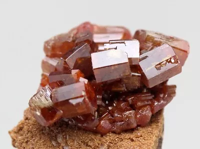 AMAZING Vanadinite RED Crystal Cluster Mineral Specimen Matrix Gemstone MOROCCO • $19.99