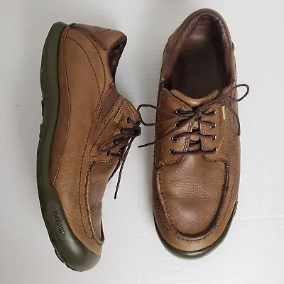 Patagonia Shoes Mens 9.5 Brown Fudd Waterproof Leather Lace Up Hiking Outdoors • $34.95