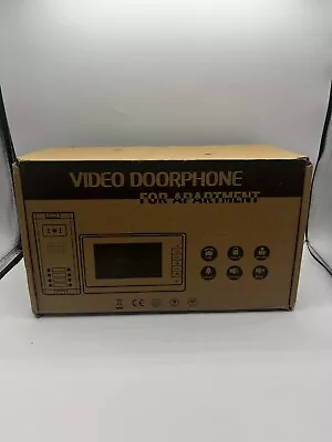 7  Wired Video Door Phone Intercom Kit With Dual-way Intercom For 2 Apartment • $139.99