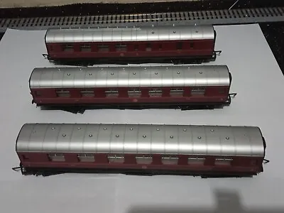 £10 • Buy Hornby LMS OO Gauge Coaches X3 Used/Unboxed