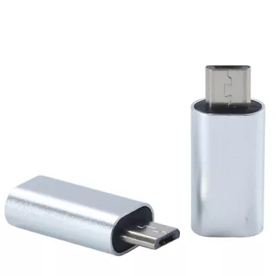 2 Pack USB 3.1 Type C Female To Micro USB Male Adapter Converter Connector USB-C • $2.79