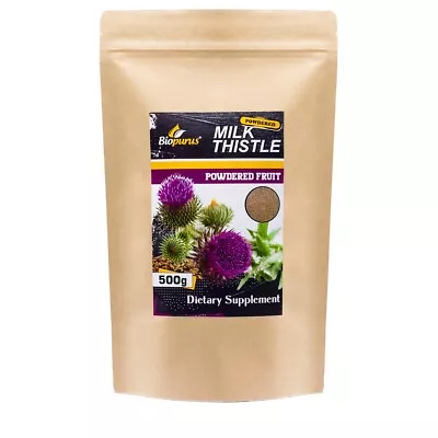 Biopurus Milk Thistle Powder Silymarin 500g • £15.10