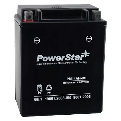 PowerStar YTX14AH-BS Snowmobile Battery  Polaris 800 SKS (Electric Start) • $45.88