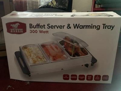 £24 • Buy Faboer BS300 3 Tray Food Warmer Buffet