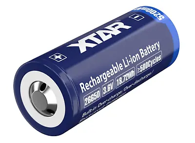 Tovatec XTAR26650-A Rechargeable Battery • £22.80